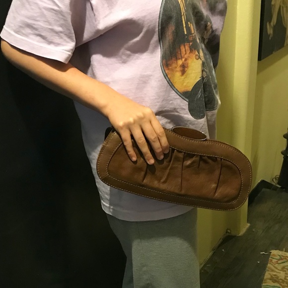 Fifty Four Fossil Brown Leather Clutch - Picture 8 of 8